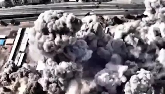 İşte ABD’nin Devrim Muhafızları Karargahı’nı vurduğu anlar