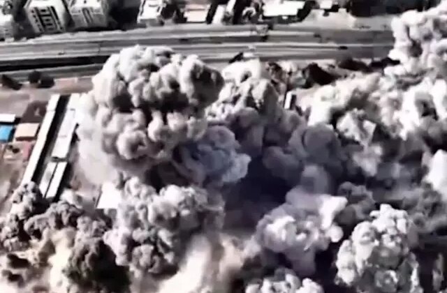 İşte ABD’nin Devrim Muhafızları Karargahı’nı vurduğu anlar