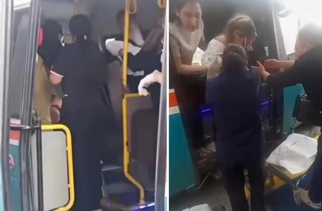 İzmir’de bir kadın dolmuşta doğum yaptı