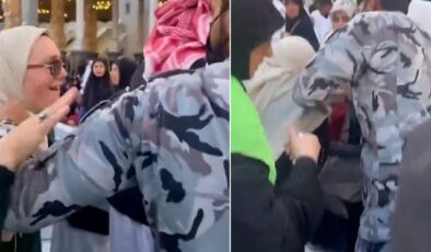 Kabe’de skandal! Türk hacı, başörtüsünden tutulup götürüldü