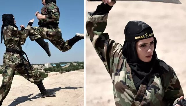 Kadın ninjalar, İsrail askerlerini bekliyor