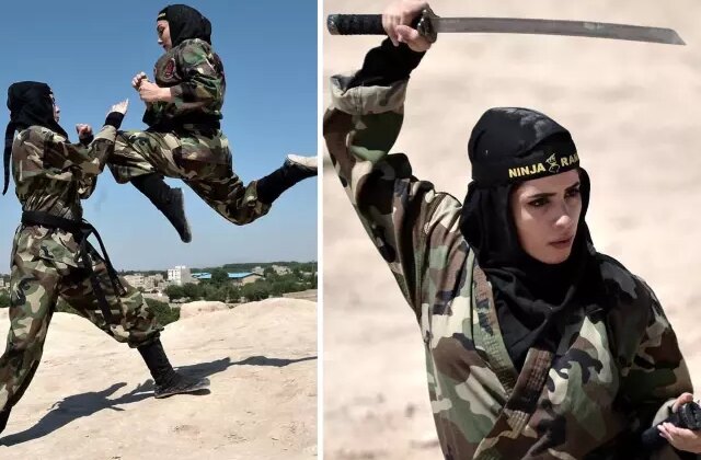 Kadın ninjalar, İsrail askerlerini bekliyor