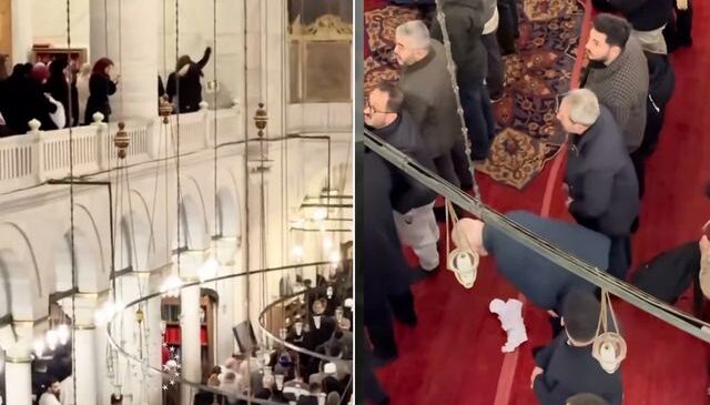 Kadir Gecesi Fatih Camii’nde dikkat çeken anlar! Kadınlar başörtülerini bıraktı