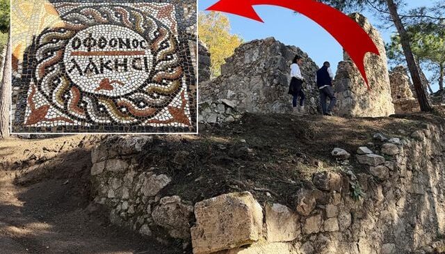 Kazı ekibi şaştı kaldı! 1500 yıllık mozaikteki mesaj herkesi hayrete düşürdü