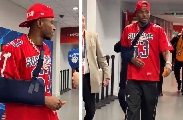 Kolunda kırık tespit edilen Osimhen’in maç sonrası ilk görüntüsü