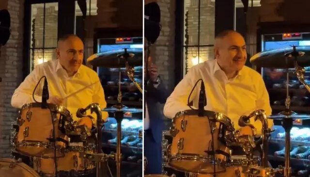 Komşusu yangın yeri, Paşinyan eğlencede