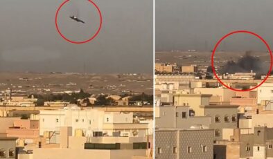 Kuveyt’te “dost ateşiyle” düşürülen ABD savaş uçağının görüntüleri ortaya çıktı