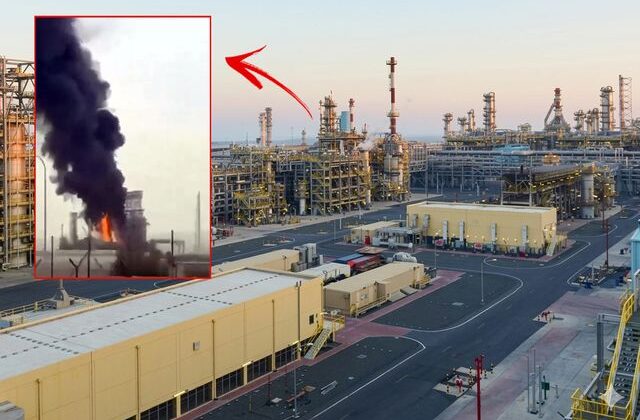 Kuveyt’teki Mina Abdullah petrol rafinerisine İHA saldırısı! Yangın çıktı