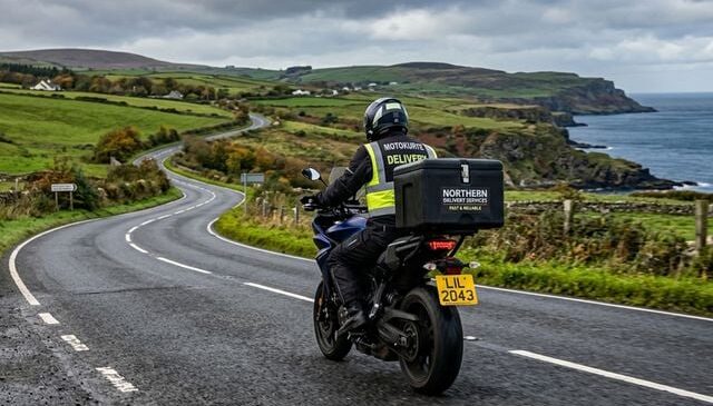 Kuzey İrlanda’da bir kurye, patlayıcı yerleştirilen aracı karakola sürmeye zorlandı