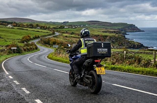 Kuzey İrlanda’da bir kurye, patlayıcı yerleştirilen aracı karakola sürmeye zorlandı