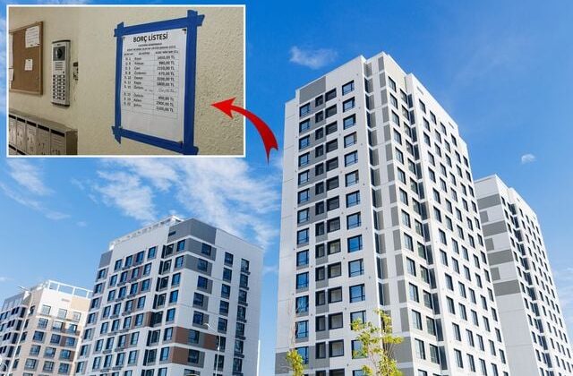 Apartman panosuna “borçlu listesi” asan yandı