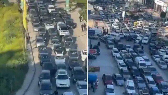 Lübnan’dan büyük kaçış! Araçlarıyla sınıra doğru akın ettiler