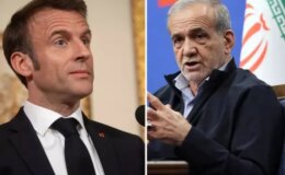 Macron ile Pezeşkiyan telefonda görüştü