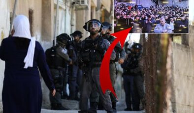 Mescid-i Aksa’da 54 yıl sonra bir ilk! Bayramı zehir eden görüntü