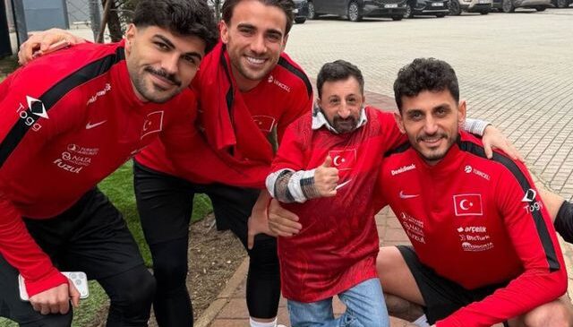 Milli Takım kampınına damga vuran ziyaret