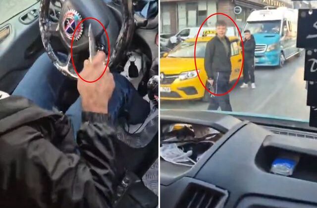 Minibüsü karıştıran iddia! Şüpheli “İnmem” dedi, şoför bıçağı kaptı