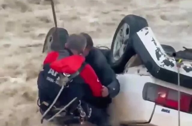 Muğla’da otomobil sel sularına kapıldı: 1 ölü, 1 yaralı