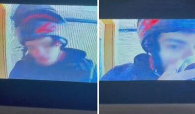 Müşteriye teslim edeceği tatlıyı kapı önünde açarak yaladı