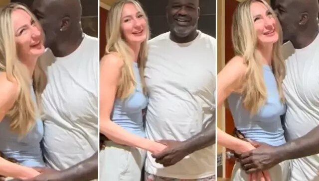 NBA efsanesi ile dünyanın en uzun modeli yan yana