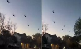 Neler oluyor? ABD’de kaydedilen görüntü büyük merak uyandırdı