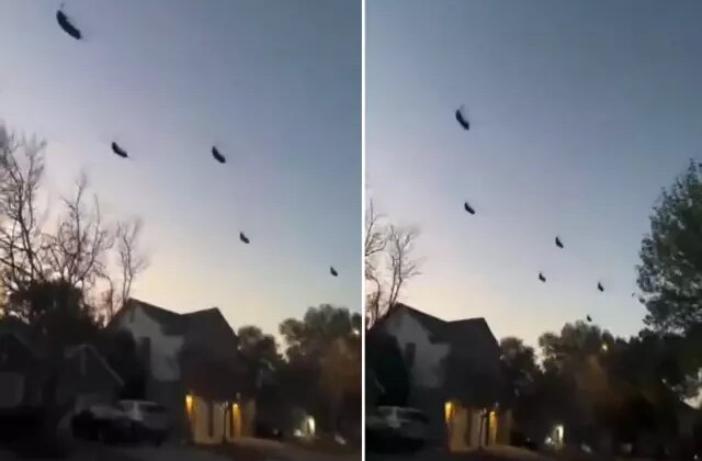 Neler oluyor? ABD’de kaydedilen görüntü büyük merak uyandırdı