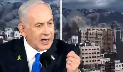 Netanyahu “vuruyoruz” dedi, Tahran’a bombalar düştü! Görüntüler korkunç