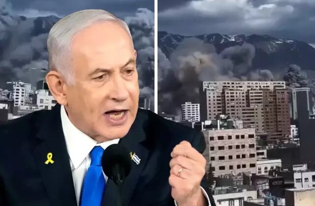 Netanyahu “vuruyoruz” dedi, Tahran’a bombalar düştü! Görüntüler korkunç