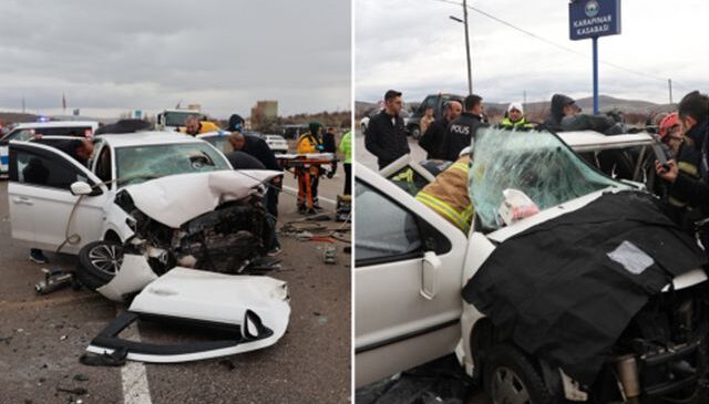 Nevşehir’de zincirleme trafik kazası: 2 ölü, 7 yaralı
