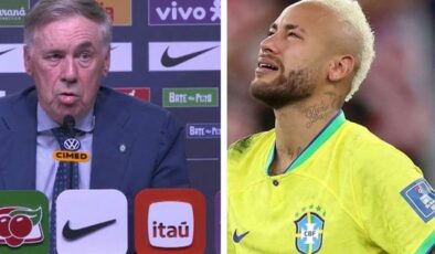 Neymar, Ancelotti’ye isyan etti