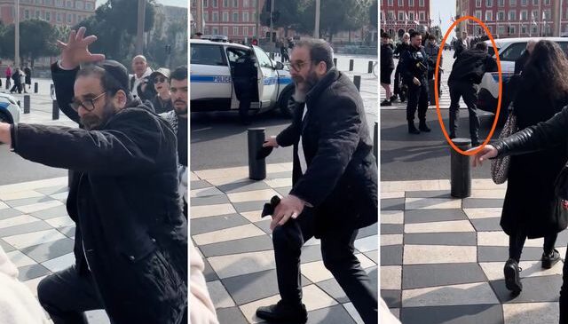 Nice’te Filistin standında provokasyon girişimi: Hem saldırdı hem “Mağdurum” dedi