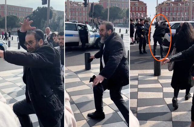 Nice’te Filistin standında provokasyon girişimi: Hem saldırdı hem “Mağdurum” dedi