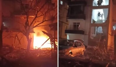 Niğde’de apartmanda doğalgaz patlaması: Ortalık savaş alanına döndü