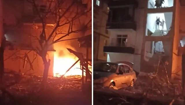 Niğde’de apartmanda doğalgaz patlaması: Ortalık savaş alanına döndü