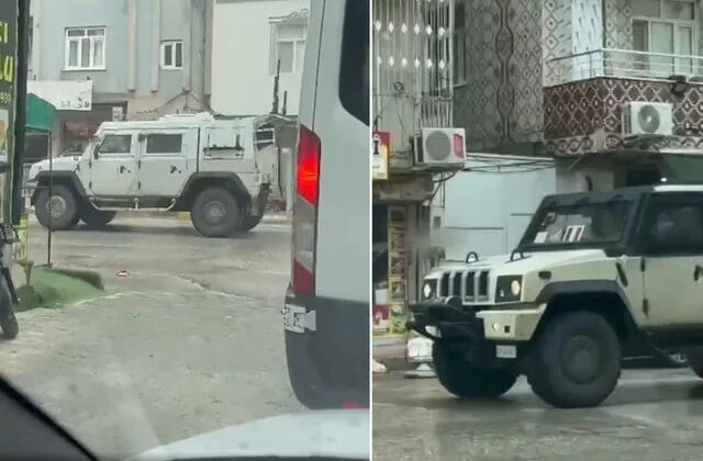 Nusaybin’de dikkat çeken hareketlilik! NATO konvoyu böyle görüntülendi