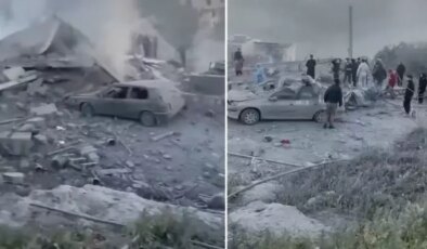 Ülke şokta! Füzelerin isabet ettiği kasaba kan gölüne döndü