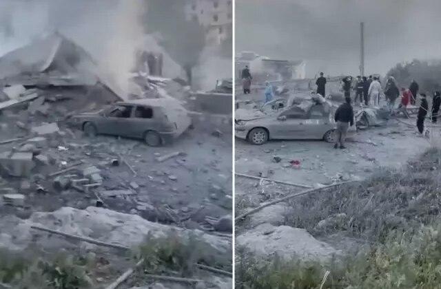 Ülke şokta! Füzelerin isabet ettiği kasaba kan gölüne döndü