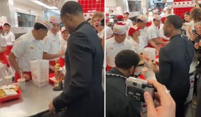 Oscar’ı kazandı, kutlamayı burgercide yaptı