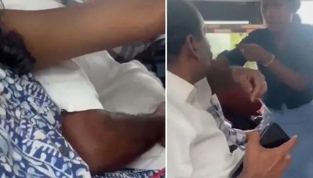 Otobüste infial yaratan görüntü! Genç kadının tepkisi sert oldu