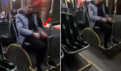 Otobüste mide bulandılar anlar! Yolcu saniye saniye kaydetti