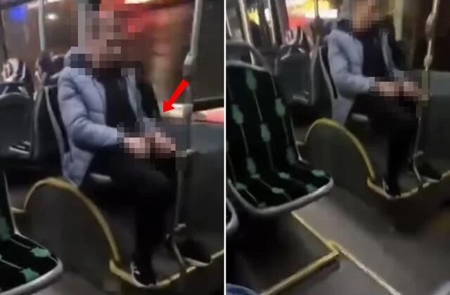 Otobüste mide bulandılar anlar! Yolcu saniye saniye kaydetti