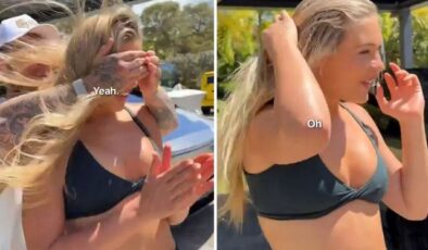 “Para var huzur var” dedirten görüntü