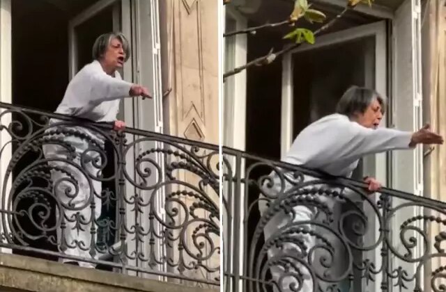 Paris’te bayraklı İran savaşı kutlamasına sert tepki