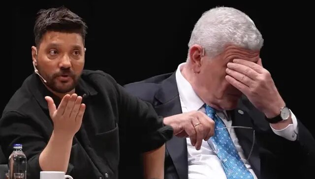 Programa damga vuran an: Müsavat Dervişoğlu ile Oğuzhan Uğur konuşurken “ölüm” haberi geldi