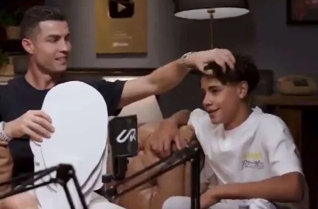 Ronaldo’nun oğlundan “Babanla oynamak ister misin?” sorusuna bomba yanıt