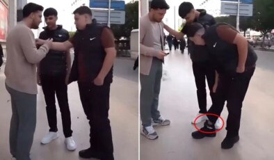 Röportaj yapan kişiyi tehdit etti: Bir daha böyle giyinme, delik deşik ederim