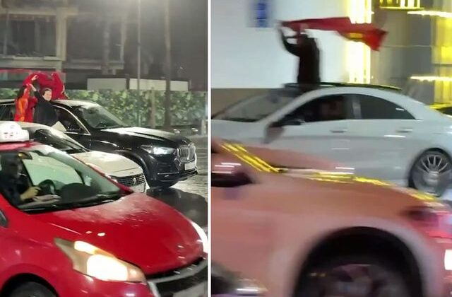 Şampiyon ilan edilince sokaklara döküldüler