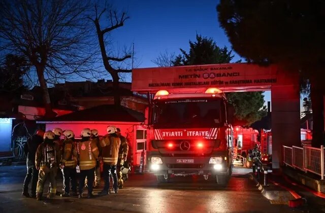 Sarıyer’de hastanede çıkan yangın söndürüldü