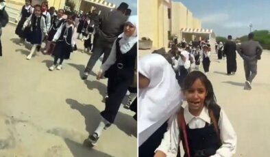 Savaşın 25. gününde kahreden görüntü: Okulda dehşeti yaşadılar