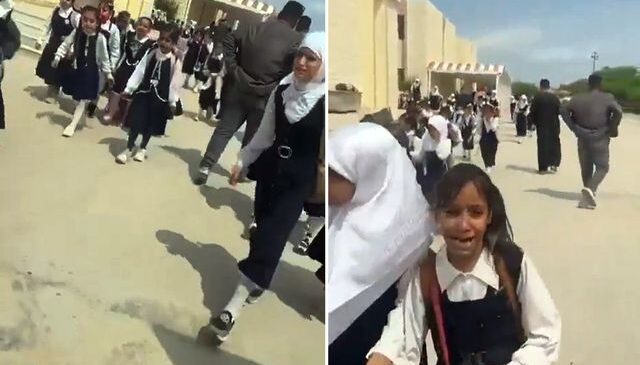 Savaşın 25. gününde kahreden görüntü: Okulda dehşeti yaşadılar