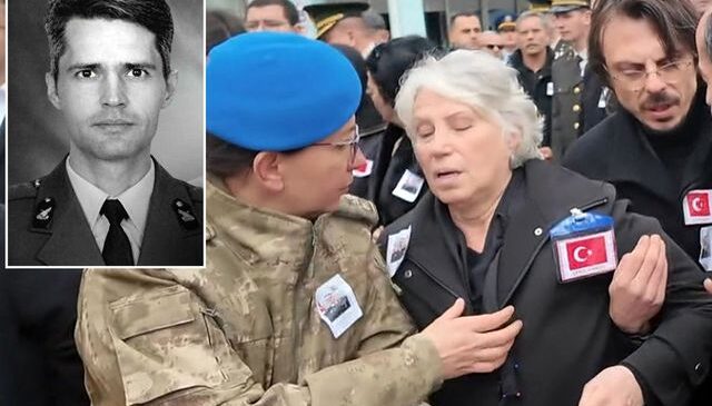 Şehit Binbaşı Taştekin için cenaze töreni! Annesinin “yürüyebilecek misin?” sorusuna verdiği yanıt yürek dağladı